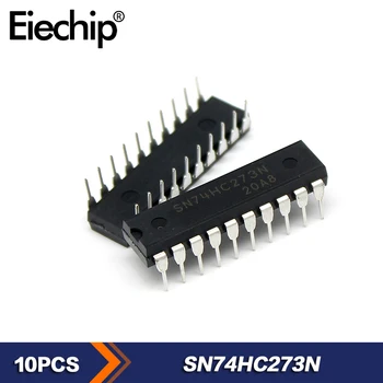 10ШТ SN74HC273N 74HC273 DIP-20 Интегрална схема Нова оригинална логическа чип осем пъти по задейства D-тип с разпореждане