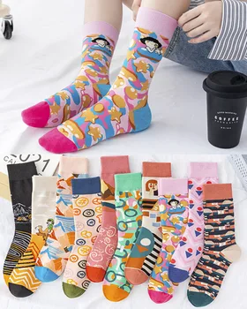 Нови европейски и американски Улични чорапи Tide Edition е Нова серия от дивата природа Модни Модерен Мъжки чорапи