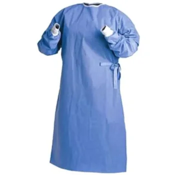 Халат в болницата медицински Дрехи на най-доброто качество Устранимый Стерилен хирургичен От Нетъкан текстил
