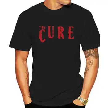 The Cure Red Нова Вълна Размер от S до XXXL Черна тениска Мъжка тениска