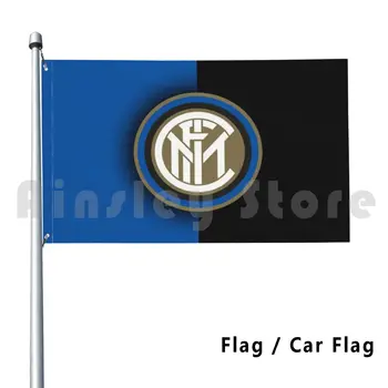 Открит Декор Флаг Флаг На Автомобила Футбол Евро Клуб Интер-Италия
