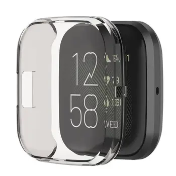 Rondaful Мек Калъф От TPU За Fitbit Versa 2 Versa Lite Водоустойчив Часовник Във Формата на Миди Протектор на Екрана, За да Fitbit Versa Безплатна Доставка