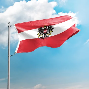 Флаг на Австрия (кодекса) 3*5 фута 90*150 см Знамена Австрия Дизайн По Поръчка Вътрешни Външни Декорации Банери Полиестер Устойчивост На Uv Радиация