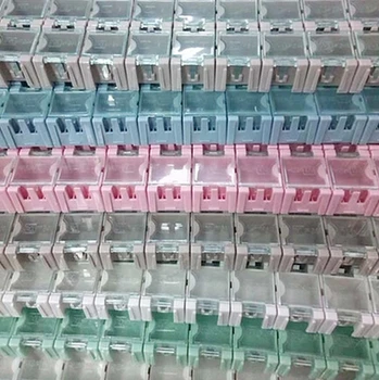 50 бр. SMD SMT Електронен Компонент Мини кутия за съхранение на Високо качество и практичен калъф за съхранение на бижута най-Доброто качество