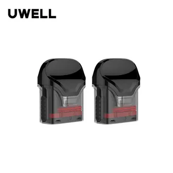 2 бр./опаковане. Оригинален Uwell Crown Pod многократна употреба касета Pod 3 мл 2 мл 0,6 Ома (DTL) 1,0 Ω (MTL), за Crown Pod System Kit Vape Pod