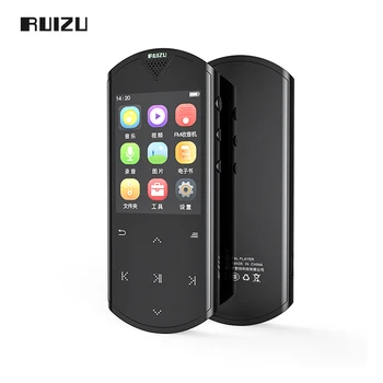 RUIZU D60 Hi-Fi MP3-плейър с Bluetooth 5,0 16G Спортен Музикален плеър без загуба, Вграден високоговорител, Видео, Електронна книга, Запис, Часовници, FM