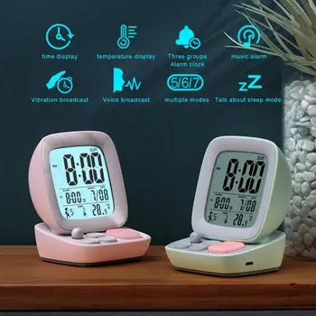 500 ма alarm clock Декоративни Електронни Часовници Нощни Акумулаторен Будилник