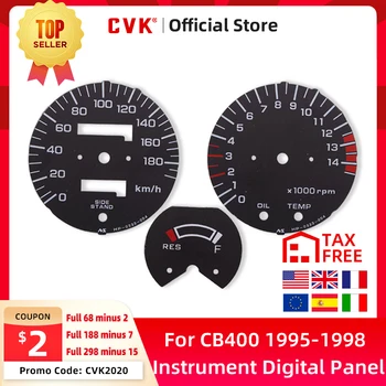 CVK Инструмент за измерване на Скоростта Предна Панел Панел Метър Дигитален Циферблат Таблото За Хонда CB400 1995 1996 1997 1998 Аксесоари