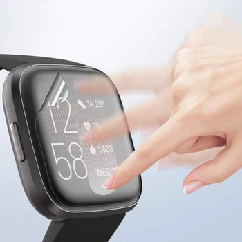 5 бр. Мек Прозрачен Защитен Филм От TPU Smartwatch Guard, За смарт часа Fitbit Versa 2 versa2 на цял екран Защитно покритие (Без Стъкло