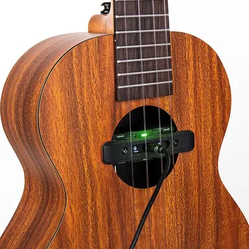 ДВОЙНА Звукосниматель за ukulele U0, Вградена забавяне на припева, Ефекти Реверберация, Звукова duster, Двуканална Звукоснимающая система, Акустични Аксесоари за Ukulele