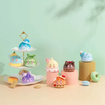 Sunsyea Genshin Въздействието на Официалния Мърч миХоЙо Автентична Оригинална Фигурка Слуз Десерт Парти Плюшен Кукла
