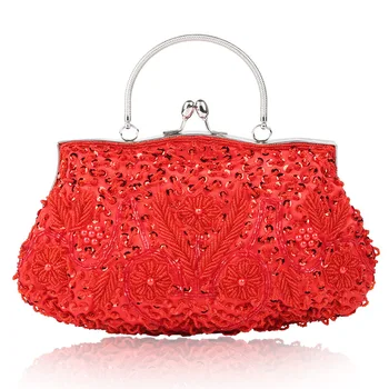 Нова дамски Ежедневни чанти-клатч от Изкуствена кожа, луксозна модерна чанта-клатч с пайети, дизайнерска чанта-месинджър с диаманти, 50