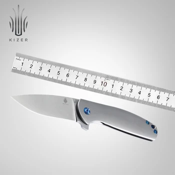 Kizer EDC Нож Ki3471 Джемини Ловни Ножове За Оцеляване Минималистичен Дизайн Мини Сгъваем Нож Външни Преносими Инструменти
