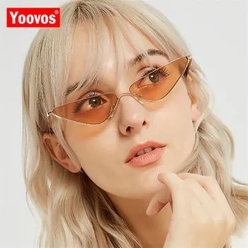 Yoovos 2021 Реколта Метални Слънчеви Очила 