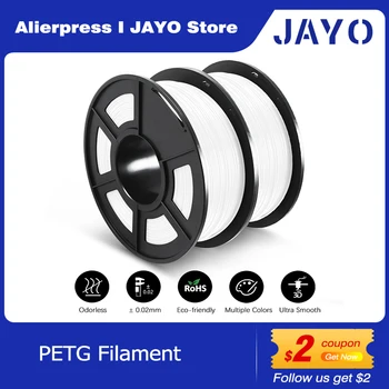 JAYO 2 ролка Конец PETG 3D Принтер Filaemnt 2 кг Екструдер 3d Принтер Направления Petg не са токсични Нишки Екструдер Расходный Материал