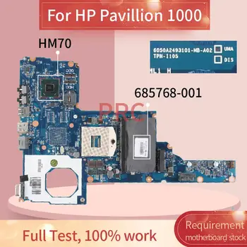 685768-001 685768-501 За HP Pavillion 1000 дънна Платка на Лаптоп 6050A2493101 SJTNV HM70 DDR3 дънна Платка на Лаптоп