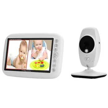 7.0-инчов HD LCD екран 2,4 G безжичен сигнал следи бебето за Безопасност на децата наблюдение грижи камера дисплей вградена литиева батерия