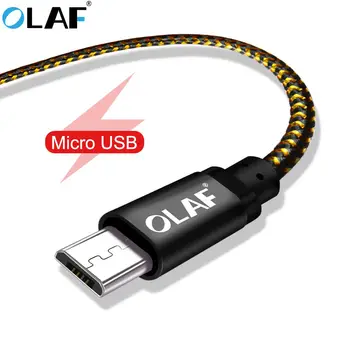 ОЛАФ Micro USB Кабел 1 м 2 м 3 м бързо зареждане на Кабел за Синхронизация на Данни За Samsung S7 Huawei, Xiaomi LG Andriod Microusb Кабели За Мобилни Телефони