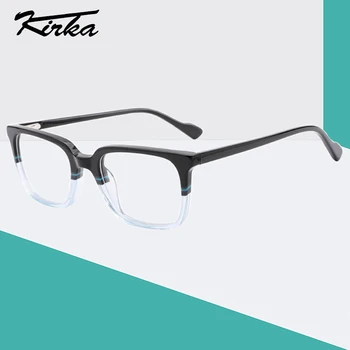 Очила Kirka за Момчета и Момичета, Квадратни Детски Очила 5-12 години, Оптични Ацетатные Рамки за Очила, Детски Анти-сини Очила, Рамки за Очила