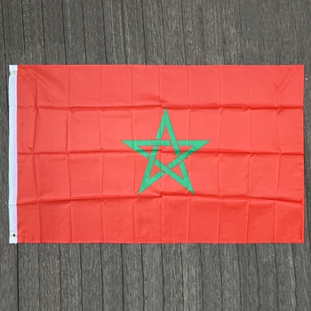безплатна доставка xvggdg 90x150 см флаг Мароко Банер Окачени Националните флагове Мароканско Декорация на Дома