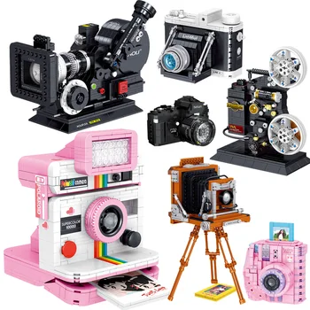 MEOA Креативна Серия MOC 6 Стилове Моделиране на Класически Дигитален Статив Камера Строителни Блокове Тухли Монтесори Играчки Коледен Подарък