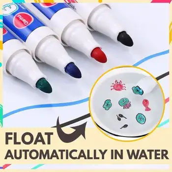 Магическа Водна Живопис Плува Автоматично във Вода Интересна Писалка за Рисуване За Деца Ръчна изработка