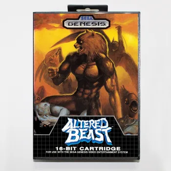 16-битов игри касета Sega MD с търговия на дребно скоростна Променената игрална карта Beast система за Megadrive Genesis