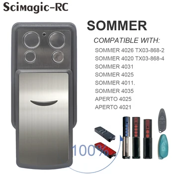 SOMMER 4031 4020-TX03-868-4 дистанционно Управление на гаражни врати 868 Mhz 4 Бутона Слайдер 4031V000 Ръчен Предавател най-Високо качество на Нов
