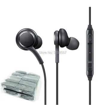 Стерео Спортни Слушалки в ушите с Микрофон 3,5 mm 1,2 м Кабелни Слушалки за Samsung Galaxy S8 S9 S10 Plus Xiaomi с търговците на предавателна