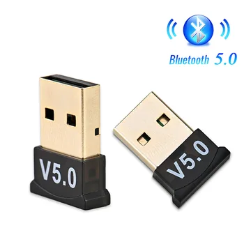 USB Bluetooth 5,0 USB Адаптер Безжичен Рецептор Bluetooth Високоговорител Файл Приемник Предавател Ключ Лаптоп Слушалки МОЖНО Подател