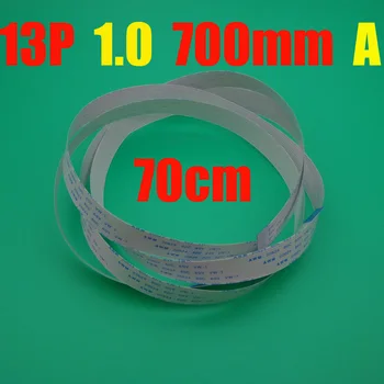 10 бр. Нов FFC Гъвкави печатни платки гъвкав плосък кабел 13 P 1.0 mm стъпка 13 пин Предната Дължина 700 мм лента Flex 13pin AWM 20624 80C 60 НА VW-1