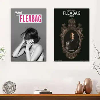 fleabag ТВ драма на главния герой Платно Плакати 24x36 Украса Художествен Плакат на Стенно Изкуство Персонализиран Подарък Модерен Семеен Декор спални