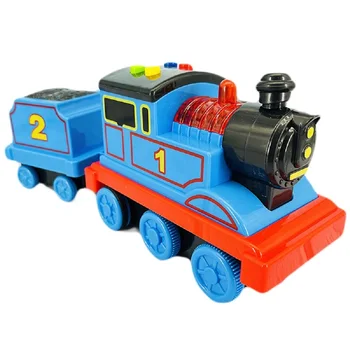 Влак е Играчка за Томас Детска музикална играчка звукова играчка кола набор подарък